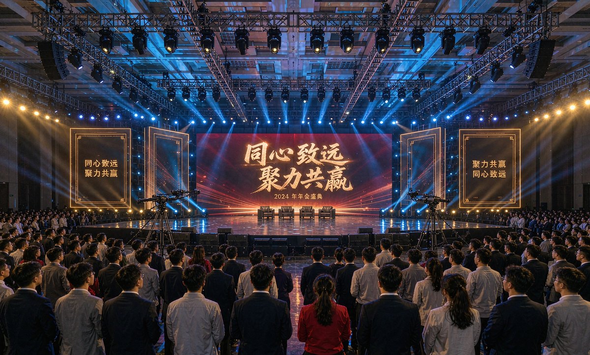 常州会议直播怎么排机位：300人活动的灯光、网络与照片快传-摄行科技