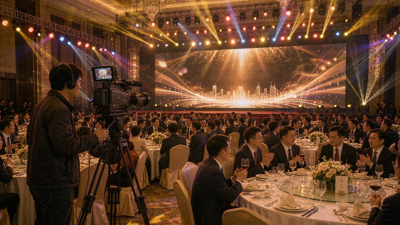 一个年会全国同屏：连锁直播连线成标配-摄行科技